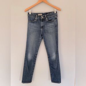 AG Adriano Goldschmied • The High-Rise Stevie Slim Straight Ankle Jeans